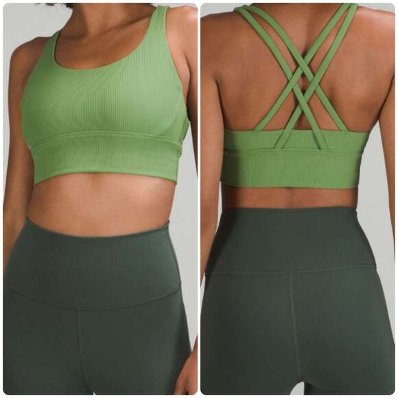 Lululemon Energy Longline Bra Size 2 Ribbed Luxtreme Medium Support B/C Cup NEW - Picture 1 of 14